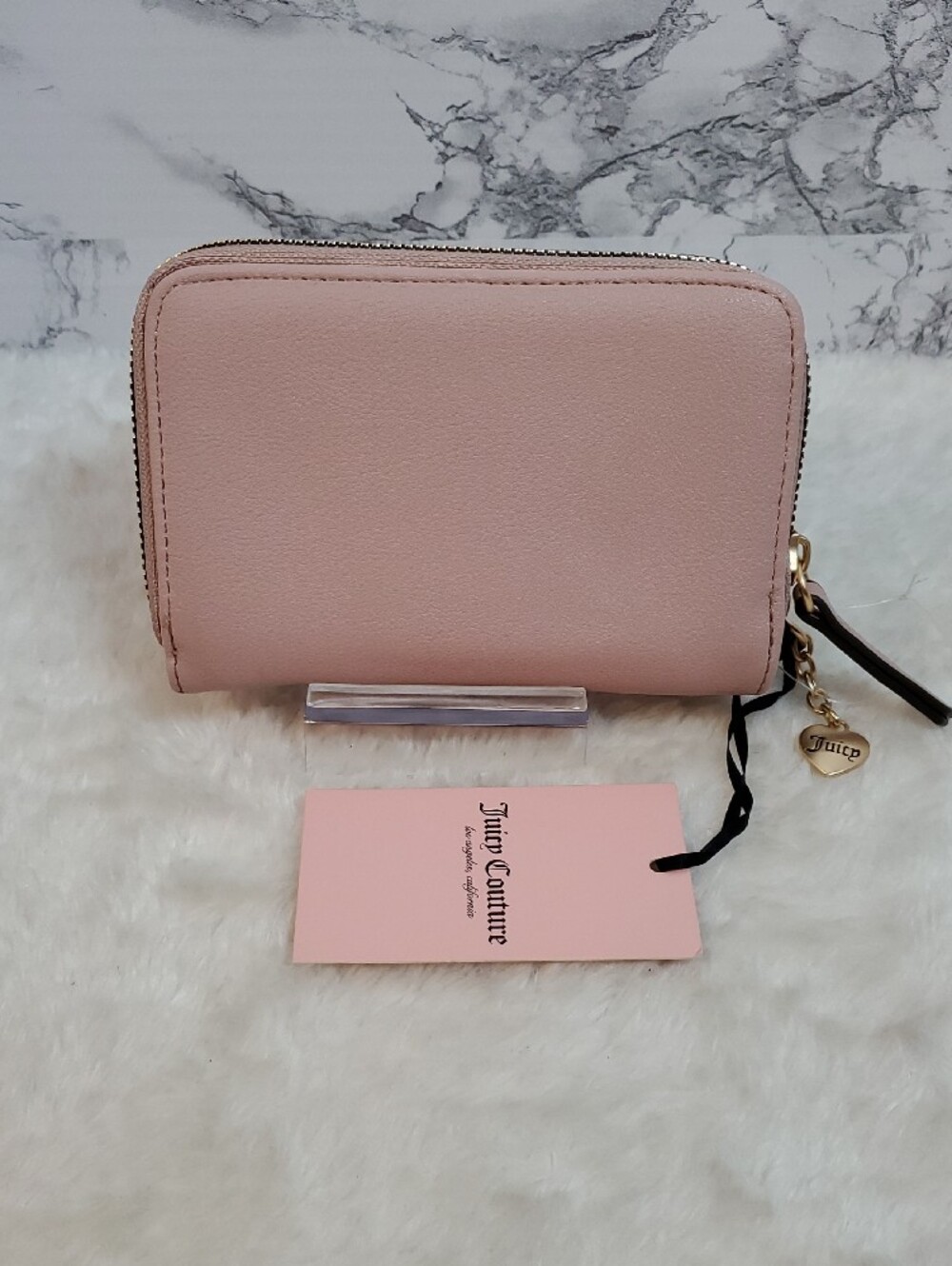 Juicy Couture Retro Vibe Medium Double Zip Around Wallet NWT - Picture 3 of 8